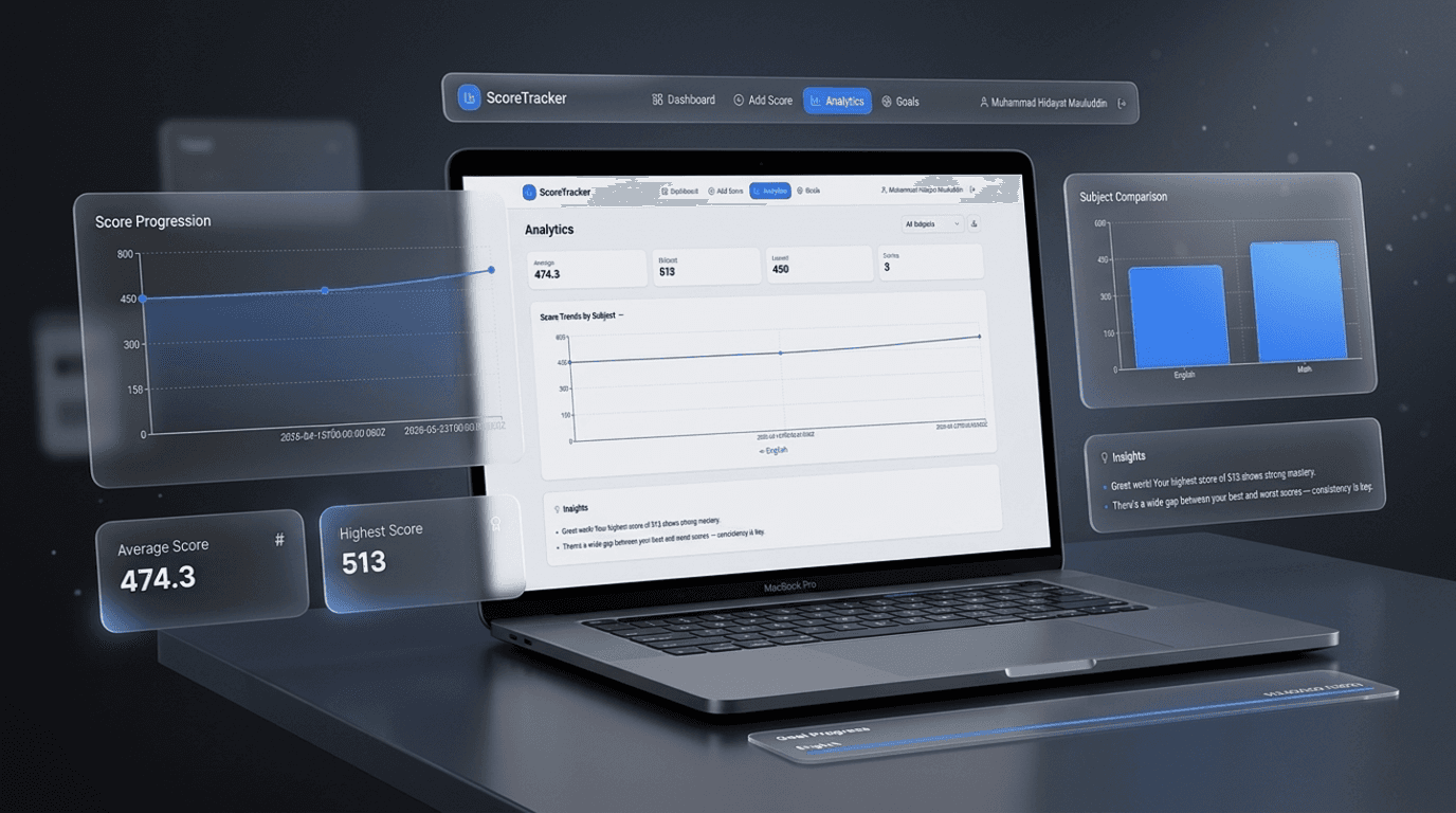 Score Tracker project preview