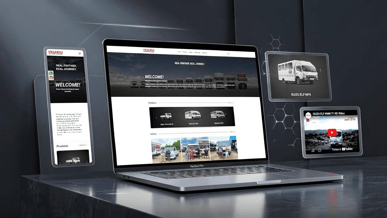 Isuzu Salesperson Website project preview